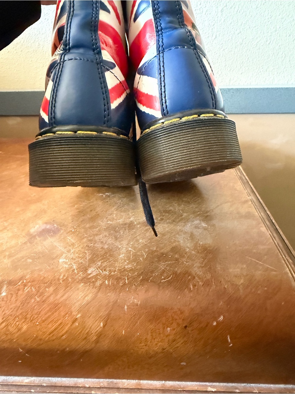 Dr. Martens Union Jack Print made in England combat boots - Picture 5 of 8